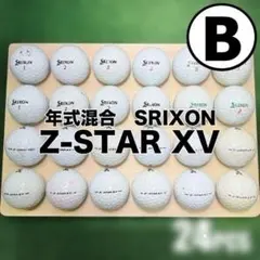 【B19】SRIXON Z-STARXV 白 年式混合 ロストボール 24球のサムネイル