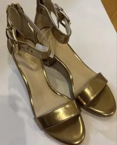 COLE HAAN （5 1/2） クラレットサンダルII　ゴールド 22.5