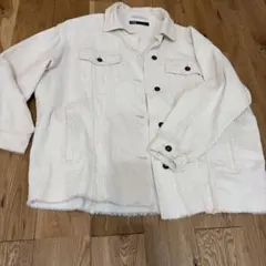 ZARA コーデュロイジャケット ホワイト