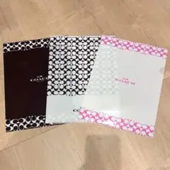新品未使用　COACH クリアファイル 3枚セットのサムネイル