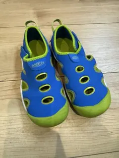 KEEN キッズサンダル 青/緑　kids18.5