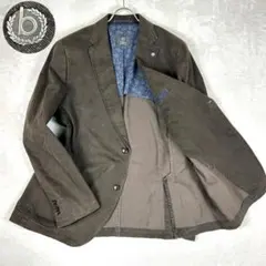 希少☆ブガッティ テーラードジャケット ウォッシャブル ピンバッジ 大きいサイズ