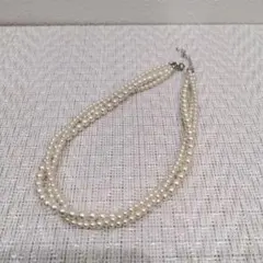 三連パール ネックレス