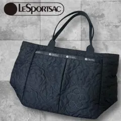 LeSportsac レスポートサック トートバッグ ブラック キルティング 黒のサムネイル