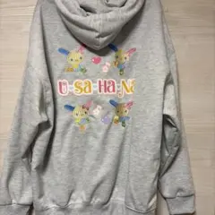 アベイル　レディース　うさはな　刺繍パーカー　Lサイズのサムネイル