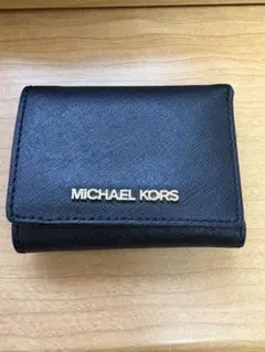 三つ折財布 ブラック MICHEAL KORS
