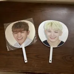 WOOZI うちわデコ 公式うちわ SEVENTEEN セブチ ウジ - メルカリ