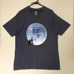 UNIQLO UT 映画 E.T. Tシャツ ネイビー XL