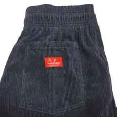 COOKMAN コーデュロイ シェフパンツ ブラック Lのサムネイル