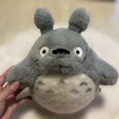 美品　トトロ ぬいぐるみ 約20cm グレー