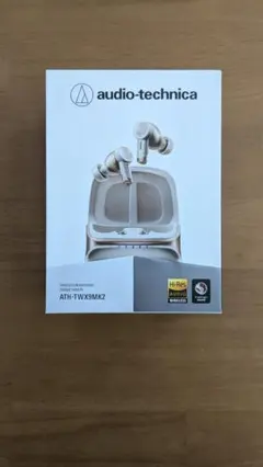 【新品未使用】オーディオテクニカ ATH-TWX9MK2白 ワイヤレスイヤホン