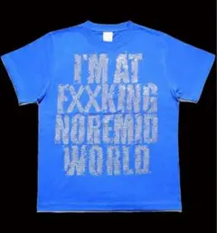 NOREMID青ラインストーンTシャツ NOREMID青ラインストーンTシャツ「希少」 - メルカリ