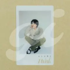 なにわ男子 大西流星『I Wish』通常盤チェキ風クリアソロカード