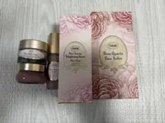 未開封】SABON ローズフェイシャルケア 豪華3点セット（総額3万超