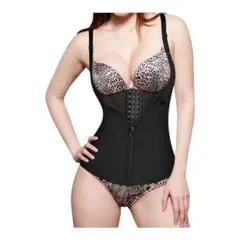 新品 補正下着 ウエストニッパー コルセット 骨盤ベルト ダイエット くびれ 黒