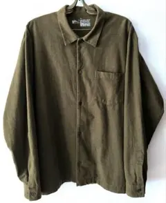 ネルシャツ ブラウン