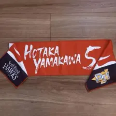 山川穂高ソフトバンクホークス カチドキレッド タオルマフラー
