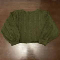 URBAN RESEARCH オリーブグリーン 長袖ニット size One