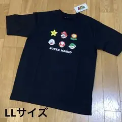 BANDAI スーパーマリオ　メンズ　半袖Tシャツ　ブラック　LLサイズのサムネイル