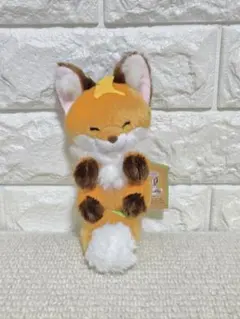 ちょコンとキツネ☆ころんと秋日和　マスコット　ぬいぐるみST　きなこ　新品