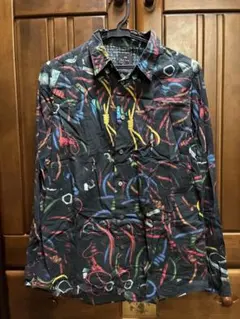 ポールスミス　長袖シャツ　総柄　TAILORED FIT