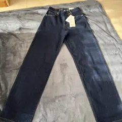 新品未使用　タグ付き　無印良品リラックスワイドパンツ ダークネイビー