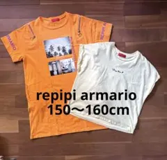 レピピアルマリオ　半袖、フレンチスリーブTシャツ　チュニック丈　2枚セットのサムネイル