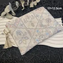 メガネケース インド刺繍生地 メルヘン ホワイト No.265 - メルカリ