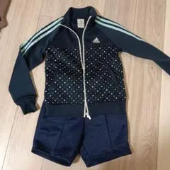 adidas ジャージセット ネイビー 8A