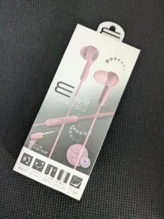 新品 オズマ マイク付ステレオイヤホン ESM-SP379PK ピンク