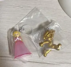 スーパーマリオめじるしアクセサリー2 ピーチ姫・シークレットゴールドマリオ