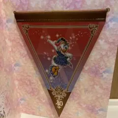 ディズニー フラッグ 40周年ガーランド 25周年 タペストリー