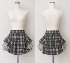 GRL チェック柄フリルキュロット[ks006] ※リメイク品