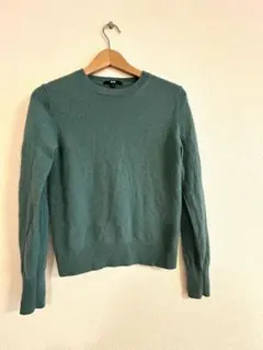 UNIQLO 100%カシミヤセーター　Sサイズ　グリーン
