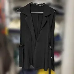 sureve ロングジレ ブラック Mサイズ