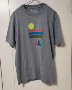 エディーバウアー プリント Tシャツ グレー