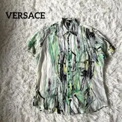 VERSACE JEANS COUTURE リネン混 半袖シャツ Mのサムネイル