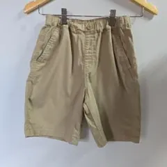 UNIQLO KIDS ベージュ コットン ハーフパンツ 140cm