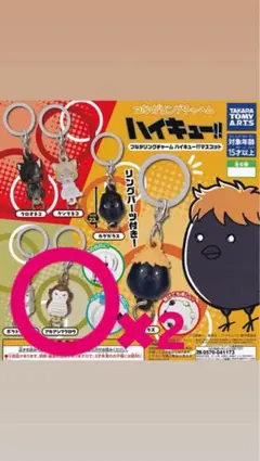 ハイキュー!! アカデミアの猿 キーホルダー 2個セット