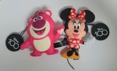 ディズニー 100周年　キーホルダー　ロッツォ　ミニーマウス　セット
