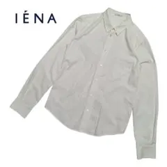 【美品】IÉNA イエナ ボタンアップシャツ ライトイエロー 36