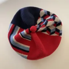 override ベレー帽