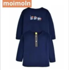moimoln 刺繍　長袖カットソー バックプリント　110 120