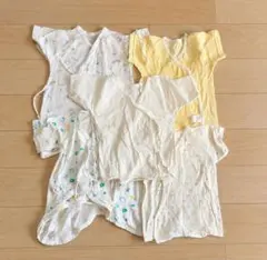 新生児　肌着　コンビ肌着2枚　短肌着3枚 セット