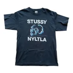 90年代ビンテージstussy スカル&薔薇 前後プリント　美品