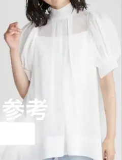 セルフォード バックリボンブラウス チュニック 2024ss シフォン 