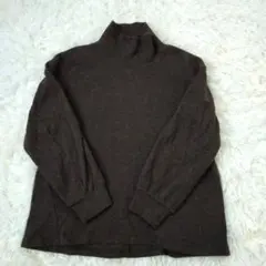 ジーユー ＧＵ ブラウン タートルネック セーター 長袖