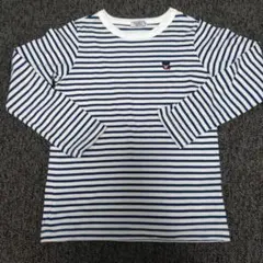 ダブルＢ　ボーダー ロンT 130cm