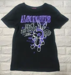ALGONQUINS Tシャツ ブラック パープル うさぎSize１のサムネイル