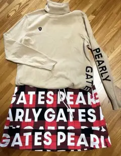 PEARLY GATES チェック柄スカート　新品未使用 Mサイズ
